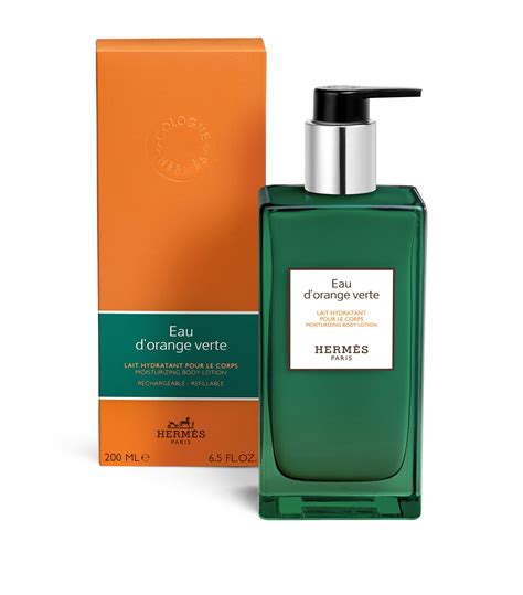 hermes eau d orange verte moisturizing face emulsion|Hermes body lotion price.